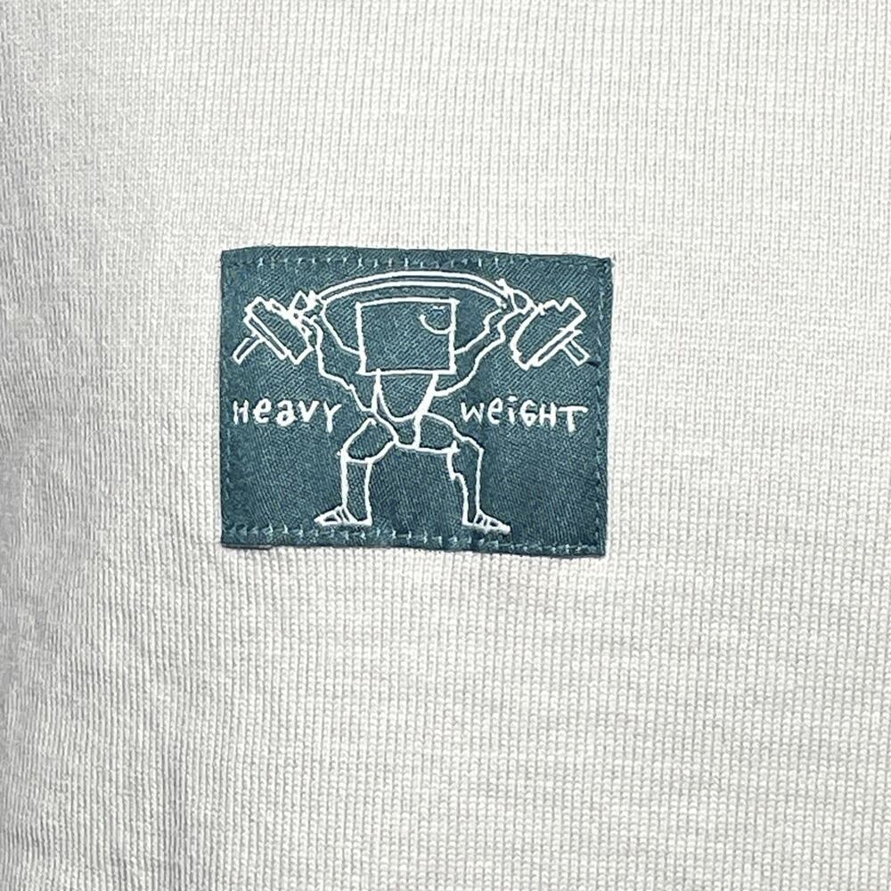 Adidas Mens L Shmoofoil Heavyweight Rugby Long Sleeve Shirt Alumina Beige Green - Picture 3 of 8